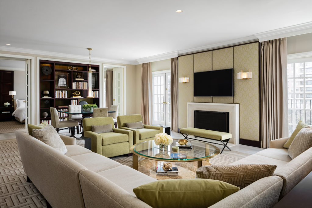 The redesigend Turtle Creek Suite, 2020 (courtesy of Rosewood Mansion on Turtle Creek) 