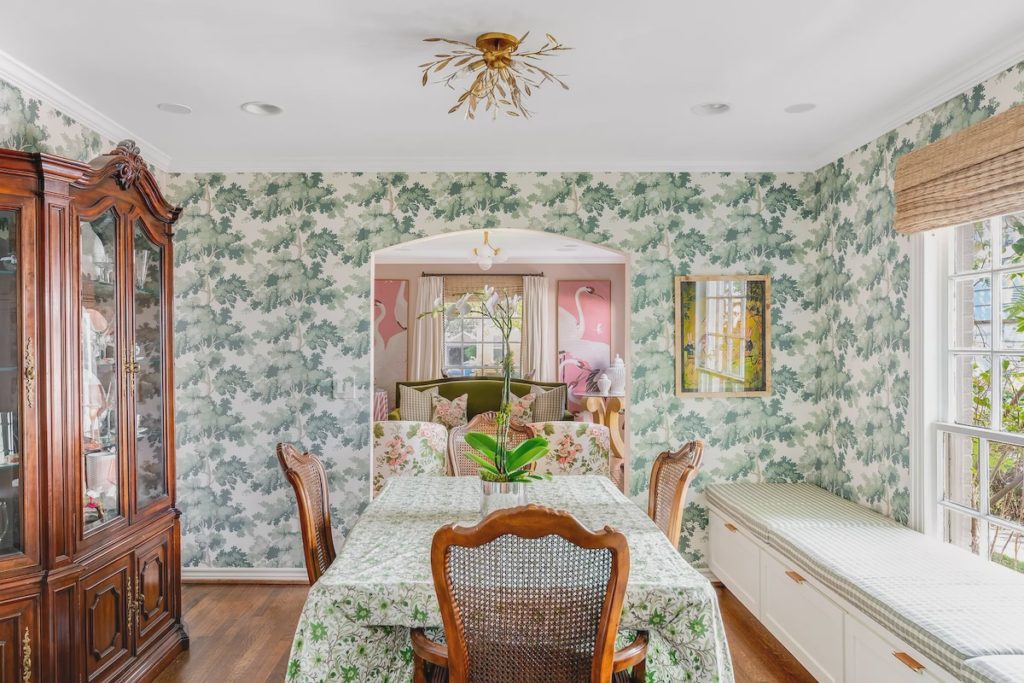 A colorful view in the M Streets Tudor.