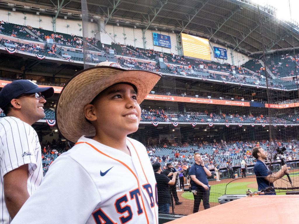Young Astros fans are getting to see the golden age of the franchise. (Photo by F. Carter Smith)