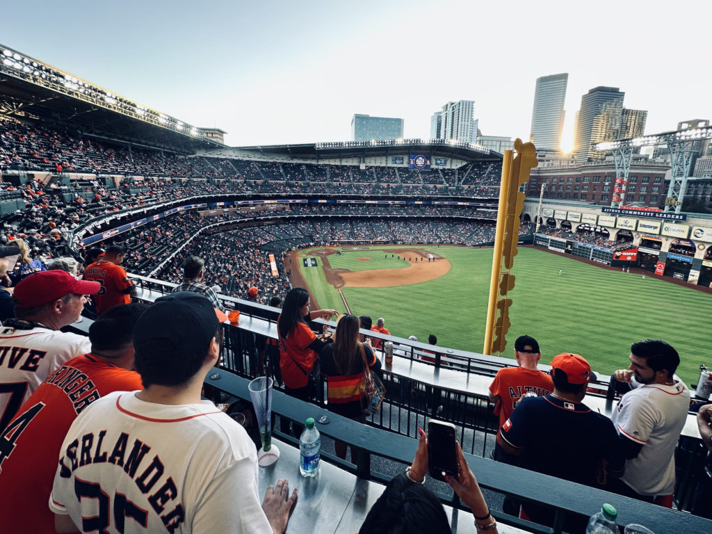 It's easy to forget how beautiful Minute Maid Park can be with the roof open. (Photo by F. Carter Smith)