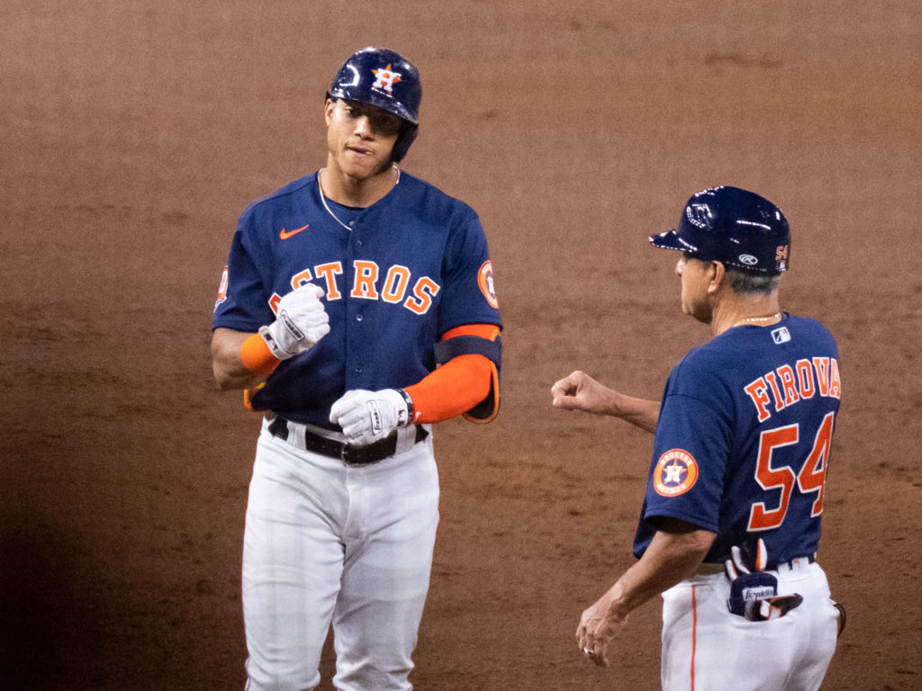 Houston Astros rookie shortstop is not afraid of the big moment. (Photo by F. Carter Smith)