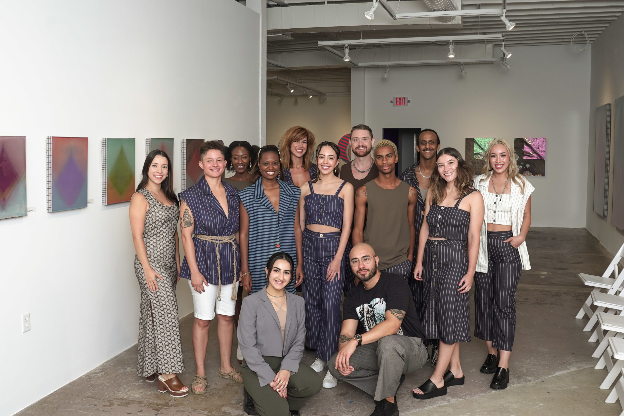 The 11 models of the MOLLY x NIKO fashion show. (Photo by Alexander Le'jo)