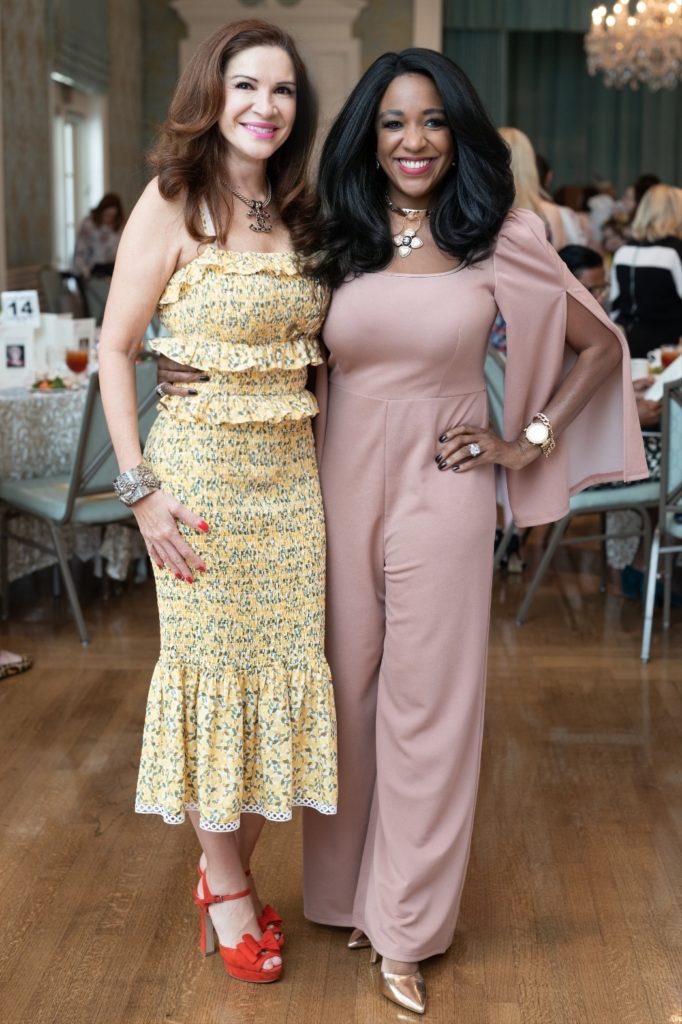 Alex Blair, Jacquie Baly at the Junior League of Houston for the Houston Symphony League fall membership luncheon. (Photo by Daniel Ortiz)