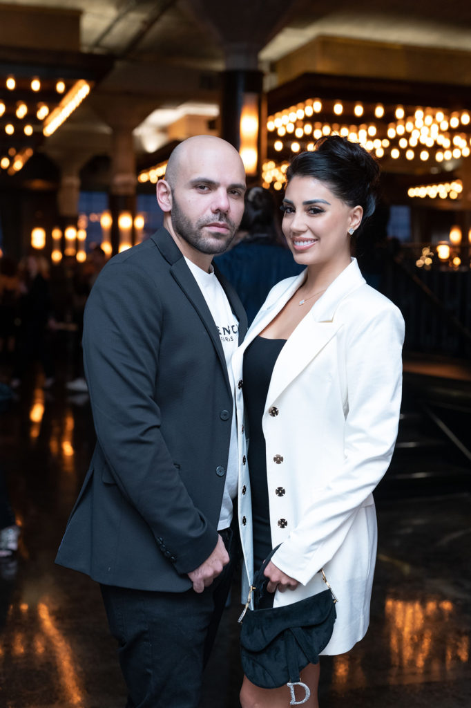 Andrew & Isabel Hachmeh at La Nuit du Caviar at The Astorian.
