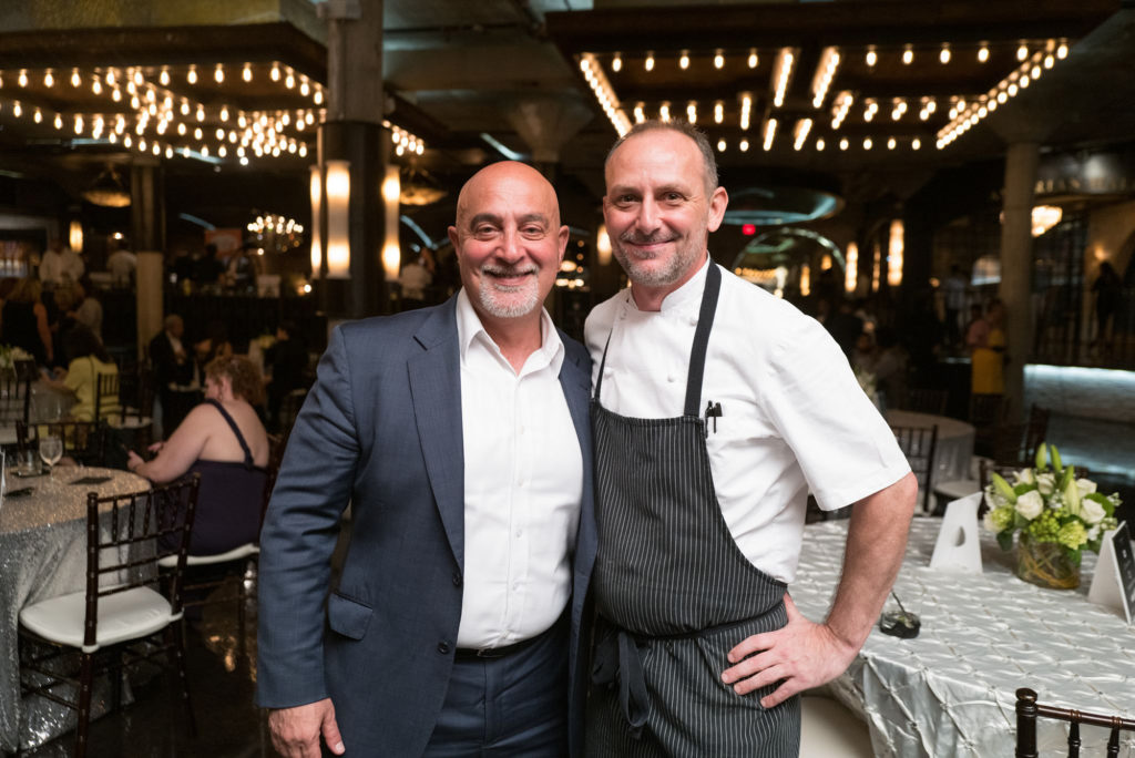 Berg Hospitality's Arthur Mooradian, Turner's chef Brian Sutton at the La Nuit du Caviar held at The Astorian.