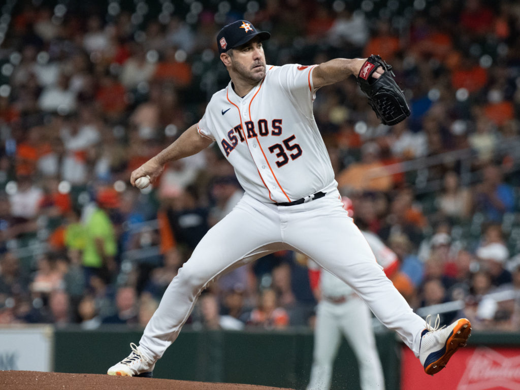 Astros ace Justin Verlander wants another World Series ring. (Photo by F. Carter Smith)