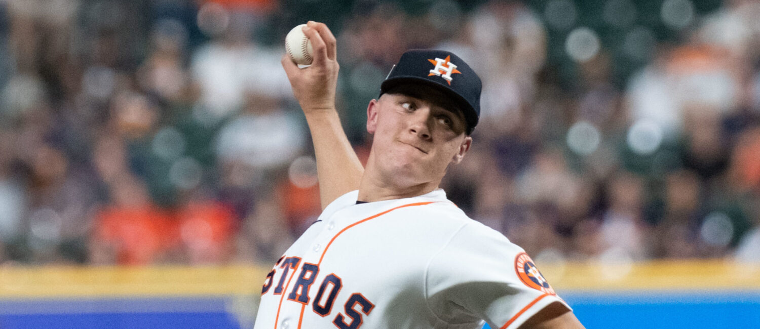 Astros rookie pitcher Hunter Brown gives the team a major arm. (Photo by F. Carter Smith)