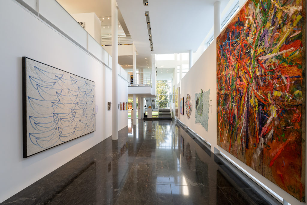 The art waiting to be auctioned filled every wall of Rachofsky House. (Photo by Bruno, Snap the Picture)