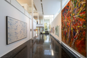 The art waiting to be auctioned filled every wall of Rachofsky House. (Photo by Bruno, Snap the Picture)