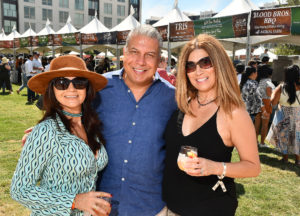 Ayde Ulloa, Jesse Ulloa and Lenor Cecchice at the first Chef for Farmers event at Autry Park Sunday Oct.02,2022. (Dave Rossman photo)