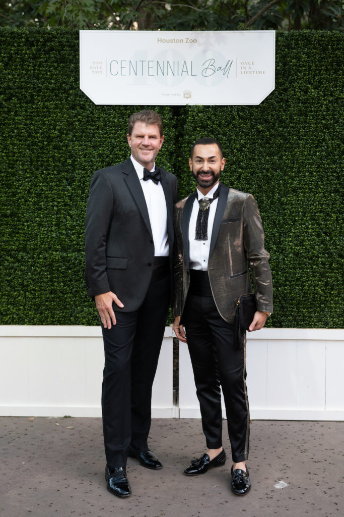 Houston Zoo gala silent auction chair Jordan Seff & Dylan Seff. (Photo by Daniel Ortiz)