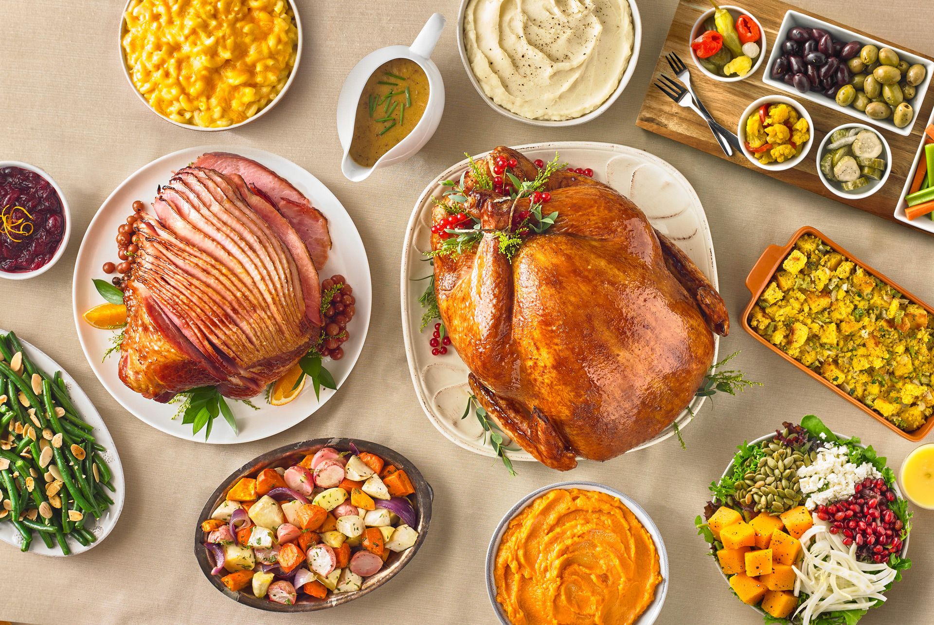 The Holiday Feast from Central Market includes a cornucopia of Thanksgiving must-haves.