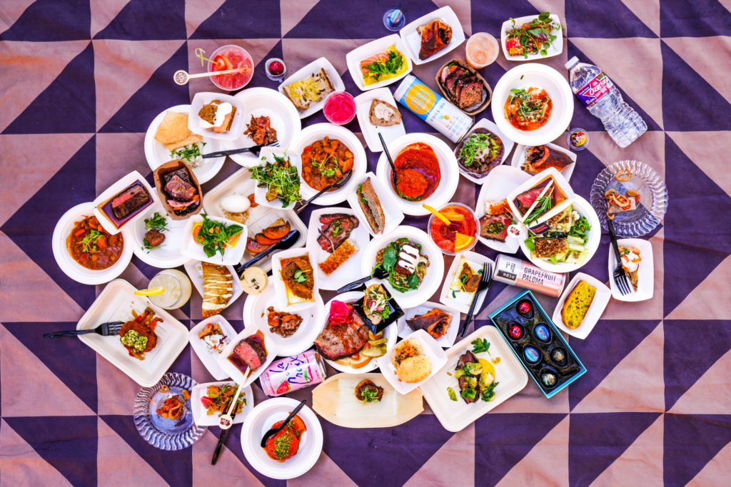 More than 30 chefs prepared dishes for Houston's inaugural Chefs for Farmers, held event at Autry Park. (Dave Rossman photo)