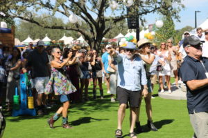 Crowd having fun – credit Addison Hall