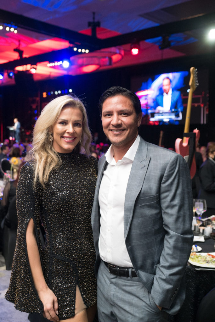 Lindsay Yates, Brian Ching at the Houston Children's Charity 25th anniversary gala. (Photo by Daniel Ortiz)