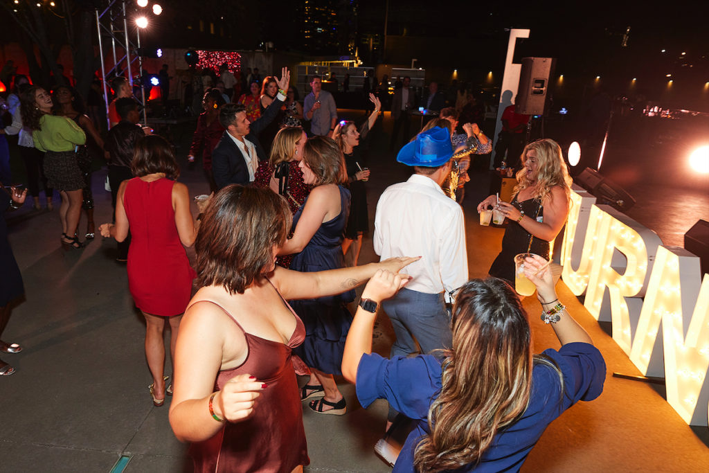 There was plenty of dancing at the 2022 AT&T Performing Arts Center's Turn Up the Lights event.