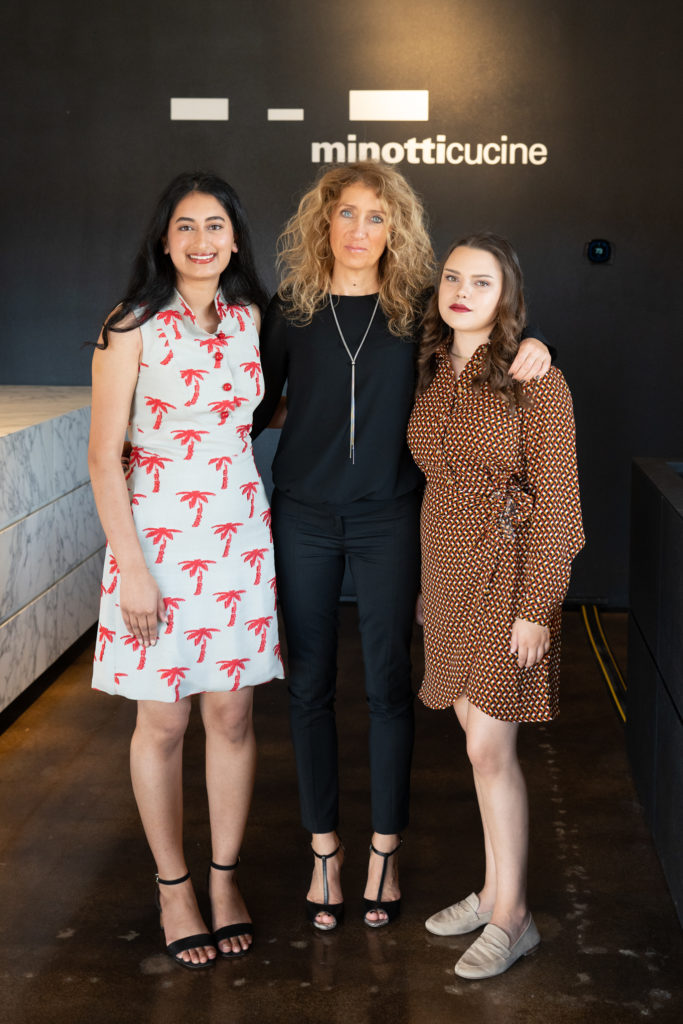 Neve Polavarapu, Monica Venturini, Isabella Caballero.