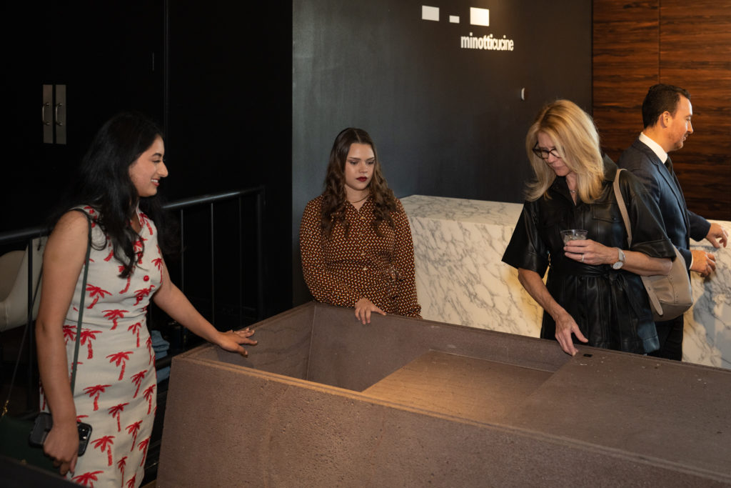 The brand embraces a chic minimalist aesthetic.