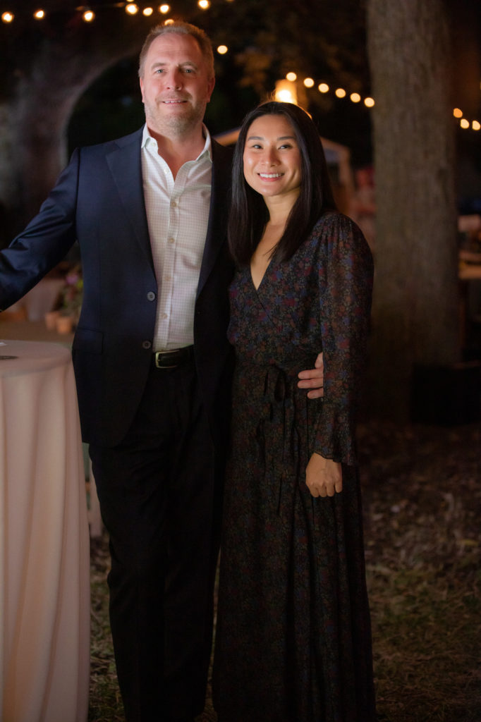 Derek Stott, Peilin Cui at the 'Party in the Park' fundraiser. (Photo by Miroma Photography and Design)