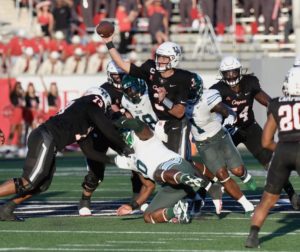 UH quarterback Clayton Tune has found himself under a lot of pressure. (Photo by F. Carter Smith)