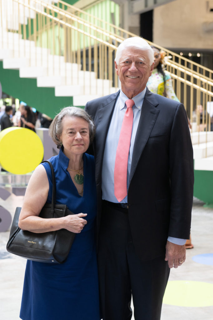 Flo McGee & Wade Upton at Good Reason Houston's 'Be the Reason' cocktail fundraiser. 