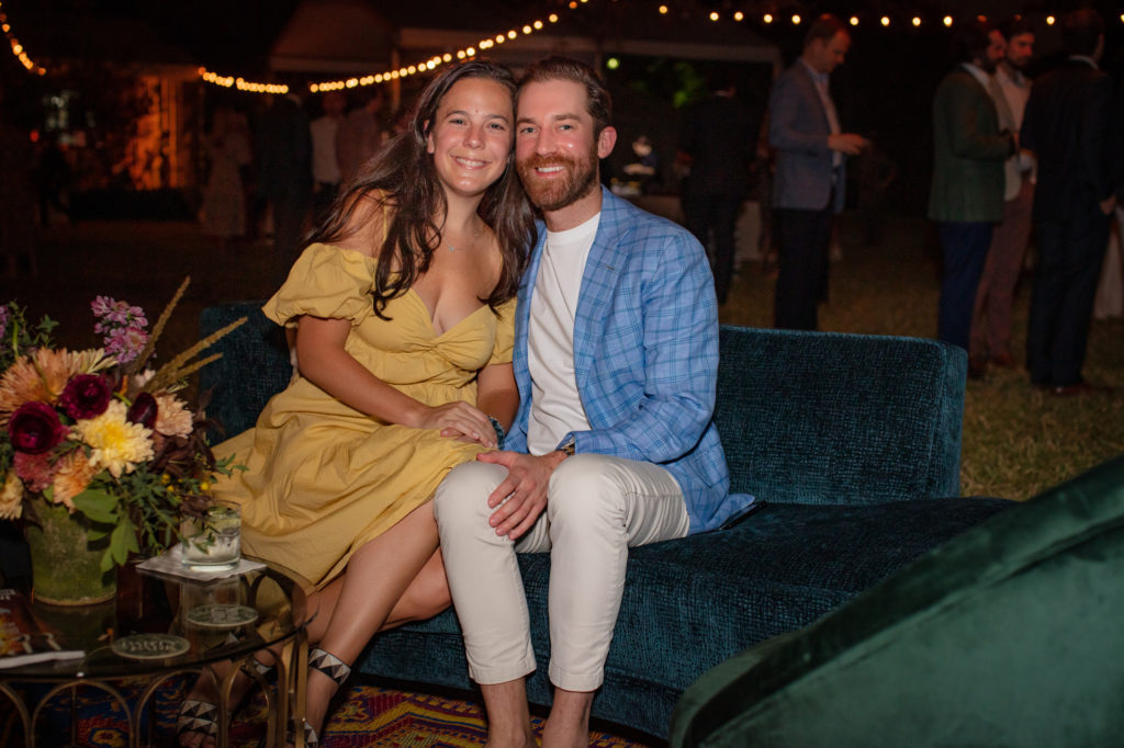 Frances Lummis, Gregory Astor at The Menil Collection 'Party in the Park.'  (Photo by Miroma Photography and Design)