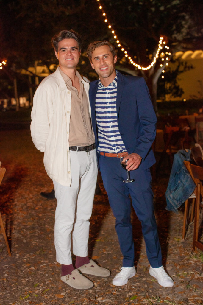 Franco Herrera, Michael Mandola at The Menil Collection 'Party in the Park.'  (Photo by Miroma Photography and Design)