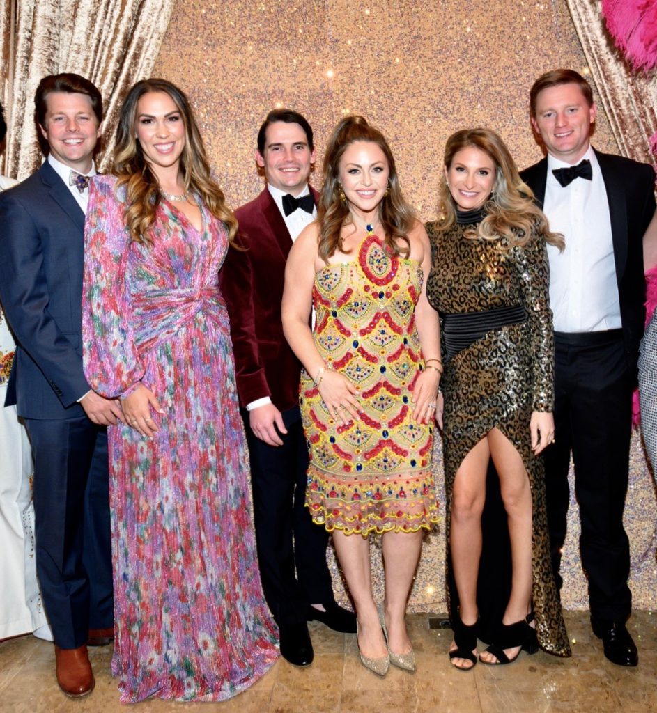 Children's Museum Houston gala chairs Max & Disney Harris, Mike & Lexi Marek, Liz & Crosby Scofield at The Corinthian (Photo by Alexander's Fine Portrait Design)