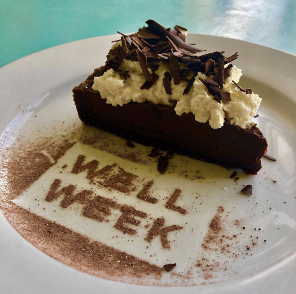 Houston restaurants and bars are advocating for Mental Health during Well Week. Giacomos Chocolate Cream Pie 2019