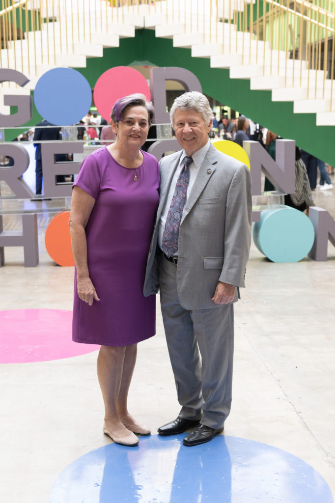 Gwen & Ed Emmett at Good Reason Houston's 'Be the Reason' cocktail fundraiser. 