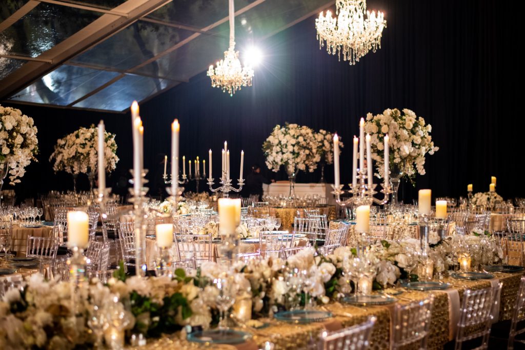 The elaborate decor from The Events Company for the Houston Grand Opera opening night dinner. (Photo by Michelle Watson/CatchlightGroup.com)