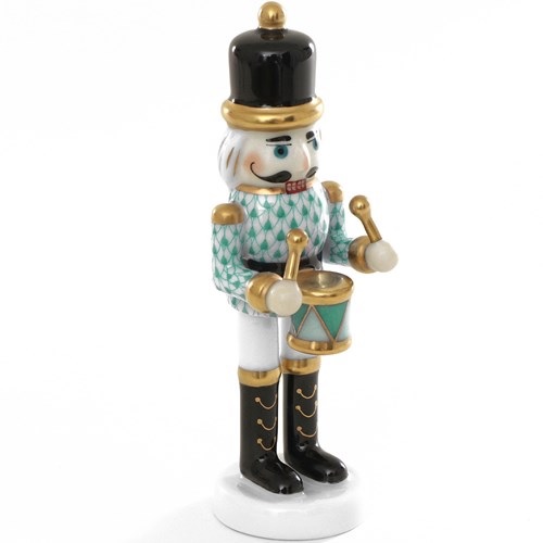 Herend Nutcracker Drummer – Green
