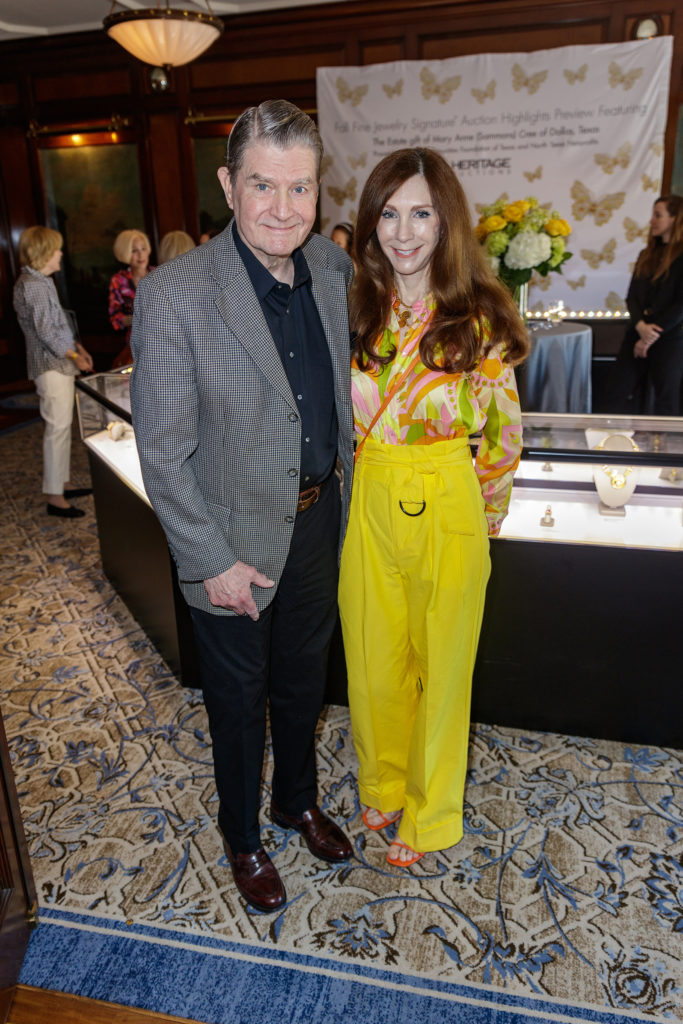 Steve & Mary Crosson at Heritage Auctions Fall Fine Jewelry Signature Auction Preview  (Photo by William Neal)