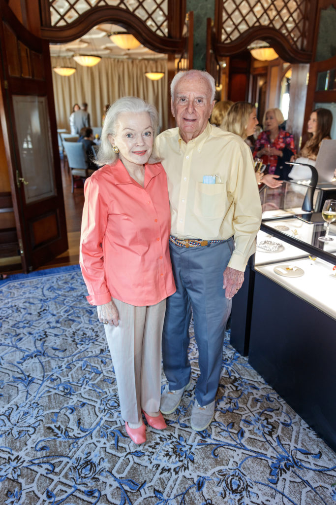 Lynne & Roy Sheldon at Heritage Auctions Fall Fine Jewelry Signature Auction Preview (Photo by William Neal)