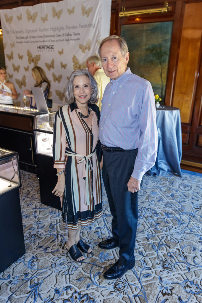 Lori & David Folz at Heritage Auctions Fall Fine Jewelry Signature Auction Preview  (Photo by William Neal)