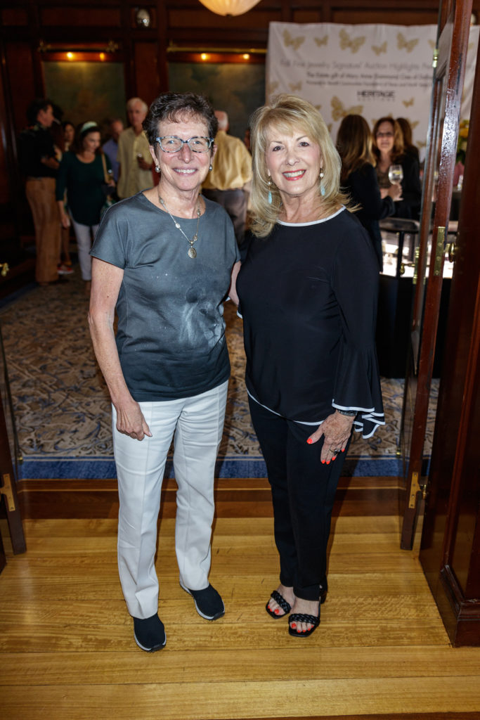 Diane Brierley, Linda Yancey at Heritage Auctions Fall Fine Jewelry Signature Auction Preview (Photo by William Neal)