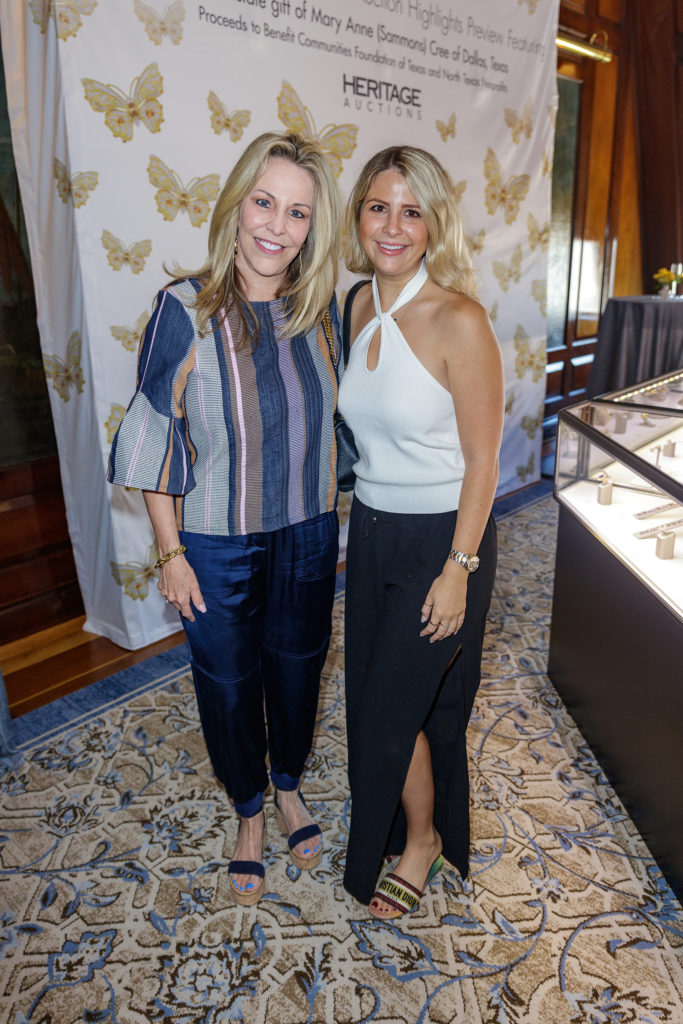 Kim Foster, Danielle Foster at Heritage Auctions Fall Fine Jewelry Signature Auction Preview (Photo by William Neal)