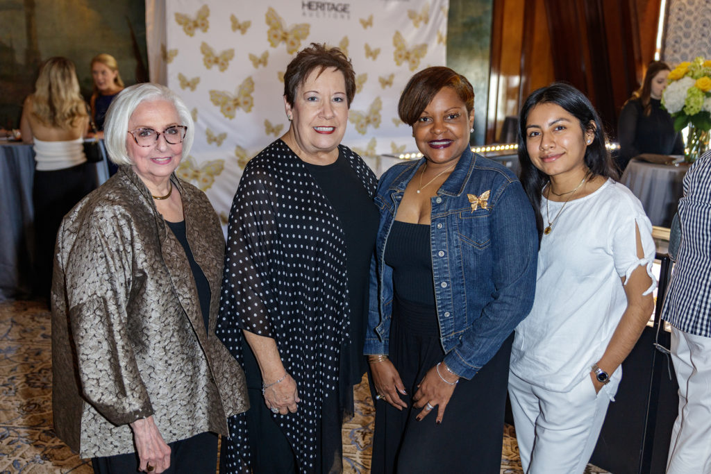 Margaret Gronberg, Holly Martin, Michelle Blakes, Elsie Garcia at Heritage Auctions Fall Fine Jewelry Signature Auction Preview  (Photo by William Neal)