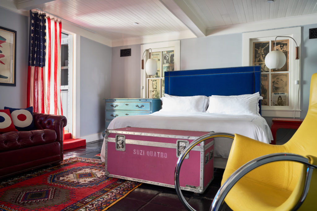 Hotel Saint Cecilia is a secluded 20-room property is located one block from South Congress District