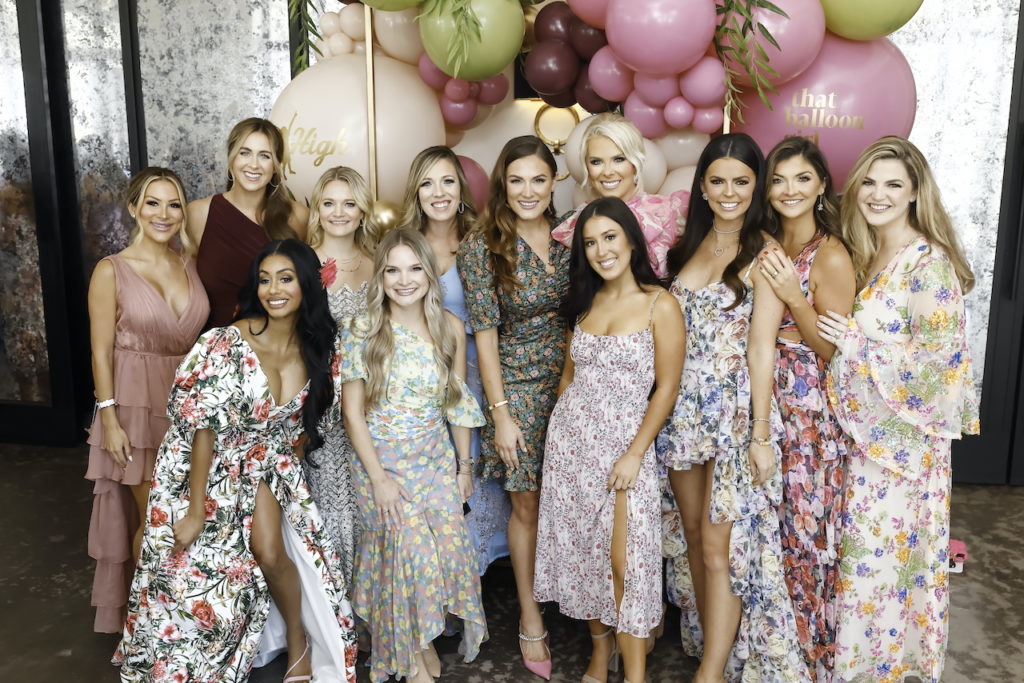 The glamorous collection of femmes gathered at The Revaire for the Houston Ladies Who Brunch fundraiser.
