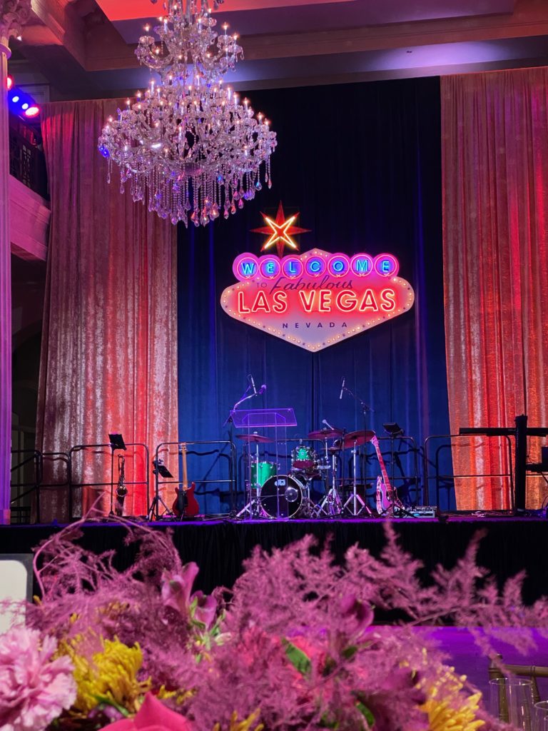 Las Vegas decor by Bergner & Johnson at the Children's Museum Houston 2023 gala at The Corinthian. (Photo by Shelby Hodge)