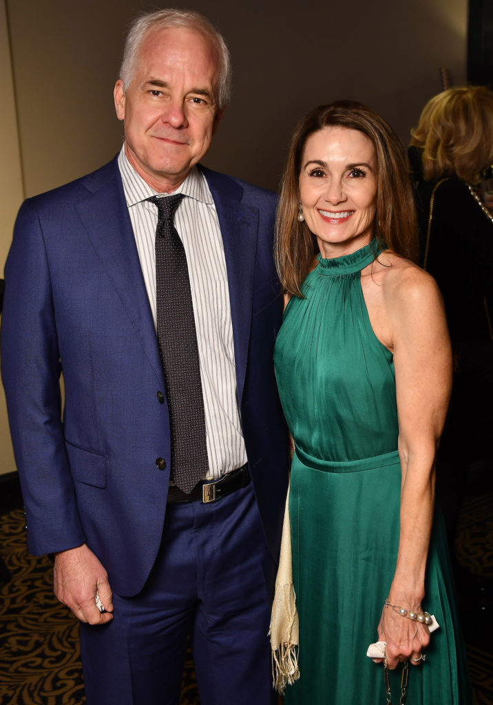 Jan & Robin Lindy at the T.J. Martell Foundations Best Cellars Dinner at the Hotel ZaZa.  (Dave Rossman photo)