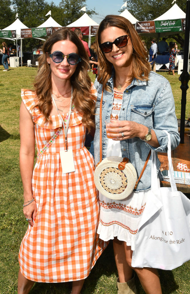 Jessica Baldwin, Taryn Anderson at the first Chefs for Farmers event at Autry Park. (Dave Rossman photo)