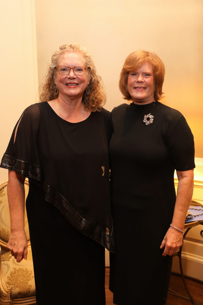 Julie Griswold, Jenny Ramsey at 'An Evening in Rice's Honour.' (Photo by Priscilla Dickson)