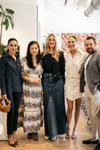 Kira Nasrat, Jean Liu, Heather Wiese, Haley Arias, Javier Burkle (Photo by Beckley Photography)