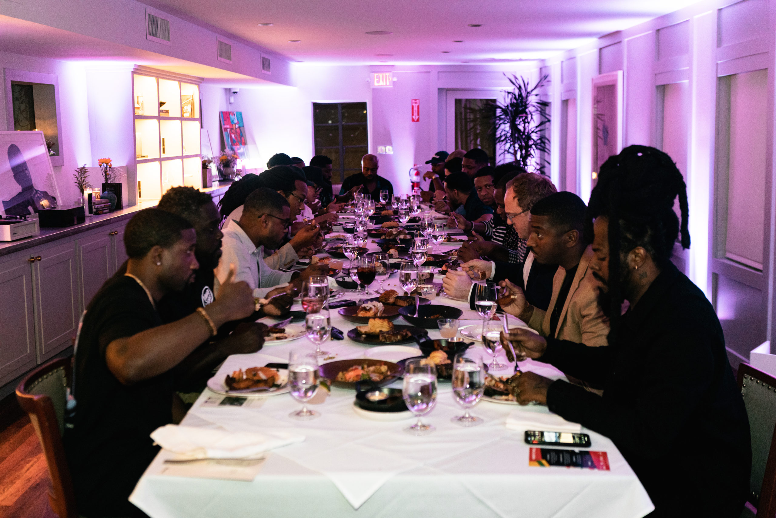 CoolxDad hosts a Knights Table Dinner, focused on enriching relationships between members. (Courtesy Kevin Barnett)