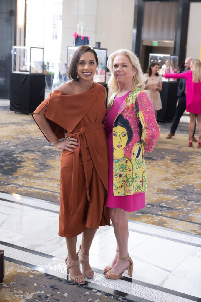 Lacey Dalcour Salas, Chree Boydstun at the Memorial Hermann Foundation 'Razzle Dazzle' luncheon. (Photo by Wilson Parish)