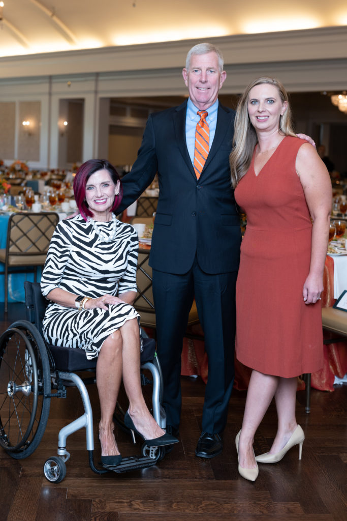 Lisa & Mike Sailor, Linda Bates at the National MS Society 'Together for a Cure' luncheon (Photo by Daniel Ortiz)
