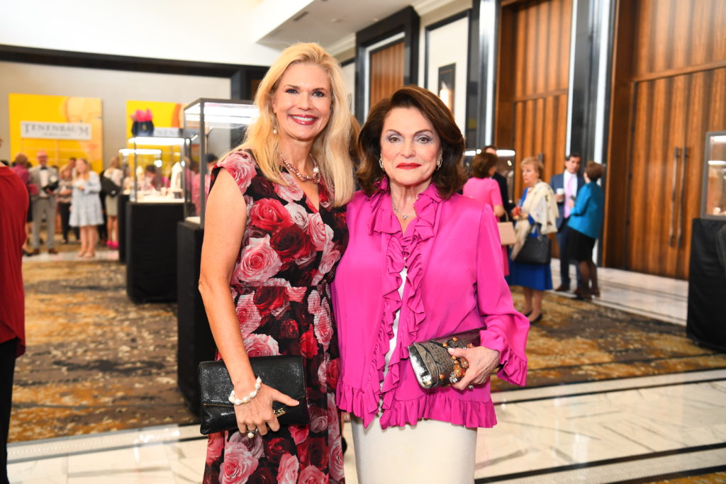 Amy Pierce, Beth Wolff at the Memorial Hermann Foundation 'Razzle Dazzle' luncheon. (Photo Michelle Watson)