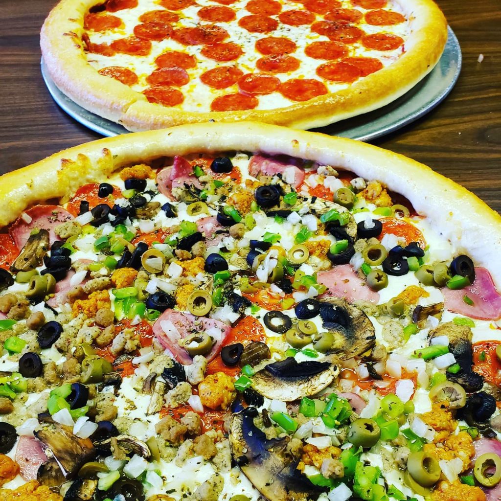 Mama’s Pizza make their dough fresh daily.